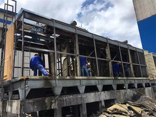 逆流閉式冷卻塔降噪實施方案(閉式冷卻塔噪聲治理),逆流型閉式冷卻塔廠