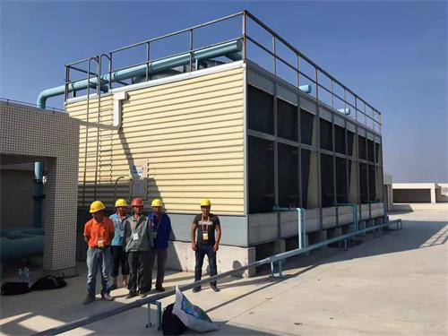 中央空調冷卻塔噪聲來源及降噪治理方法,中央空調冷卻塔圖片